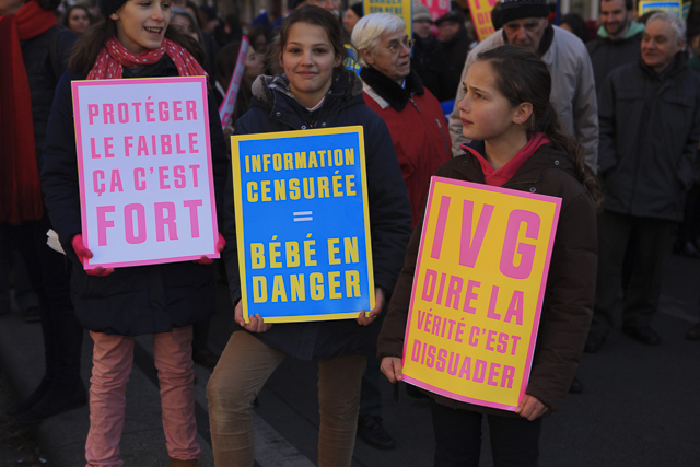 French pro-life demonstration