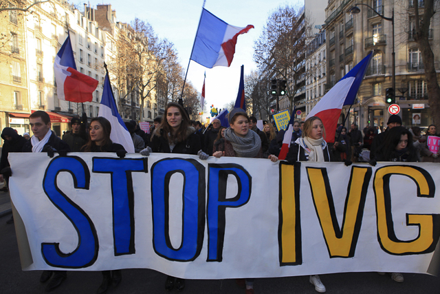 French pro-life demonstration