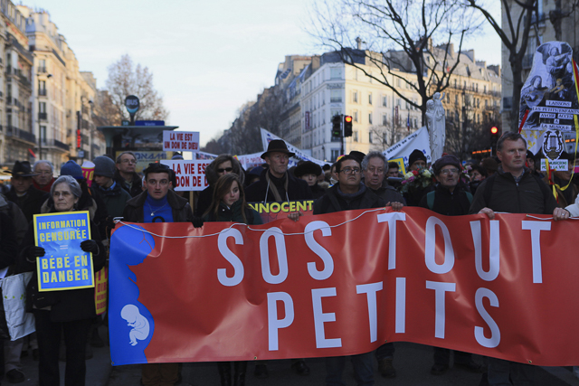 French pro-life demonstration