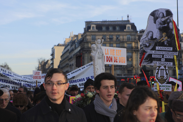 French pro-life demonstration